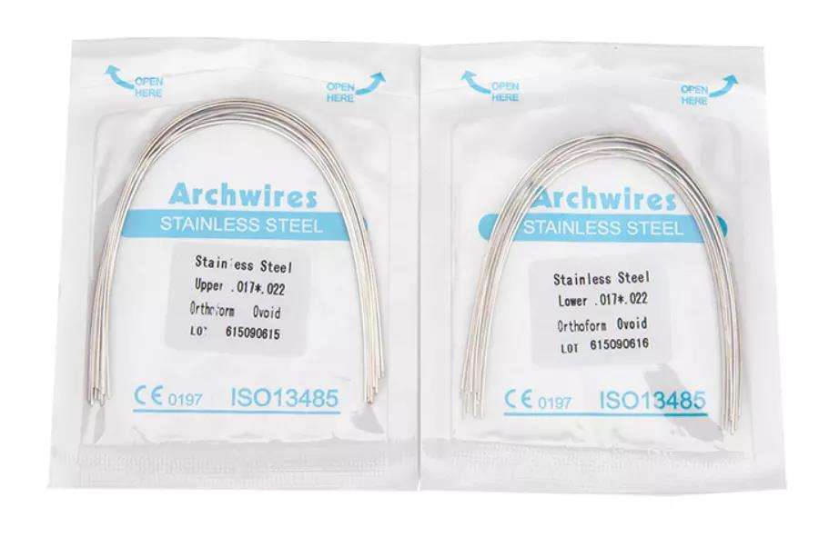 orthodontic stainless steel arch wires